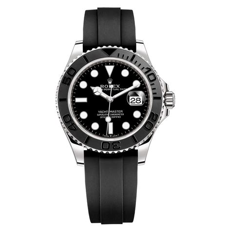 rolex met zwarte band|Rolex Yacht.